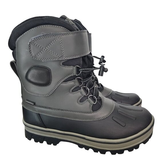 Cougar SOJU Stretch Lace Toggle Adjustable Winter Boots Youth Kids Size 8Y - Picture 1 of 10